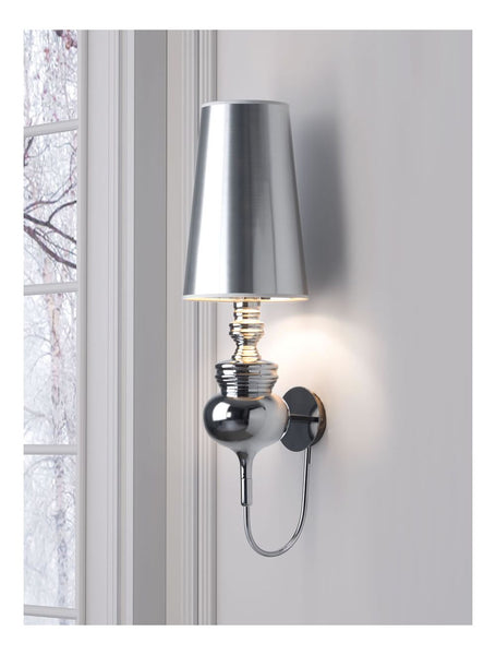 Black Carbon Steel Wall Sconce