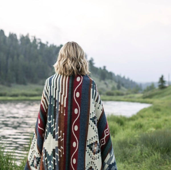 Ultra Soft Southwestern Dot Handmade Woven Blanket