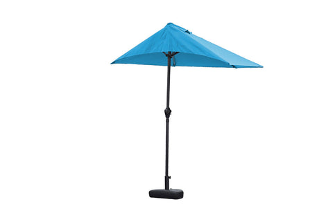 9' Aqua Outdoor Side Wall Umbrella