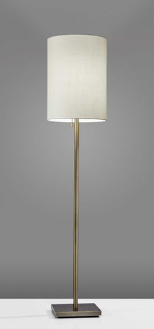 Floor Lamp Classic Silhouette Brass Metal