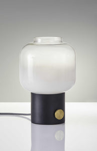 Mod Pod Black Glass Table Lamp