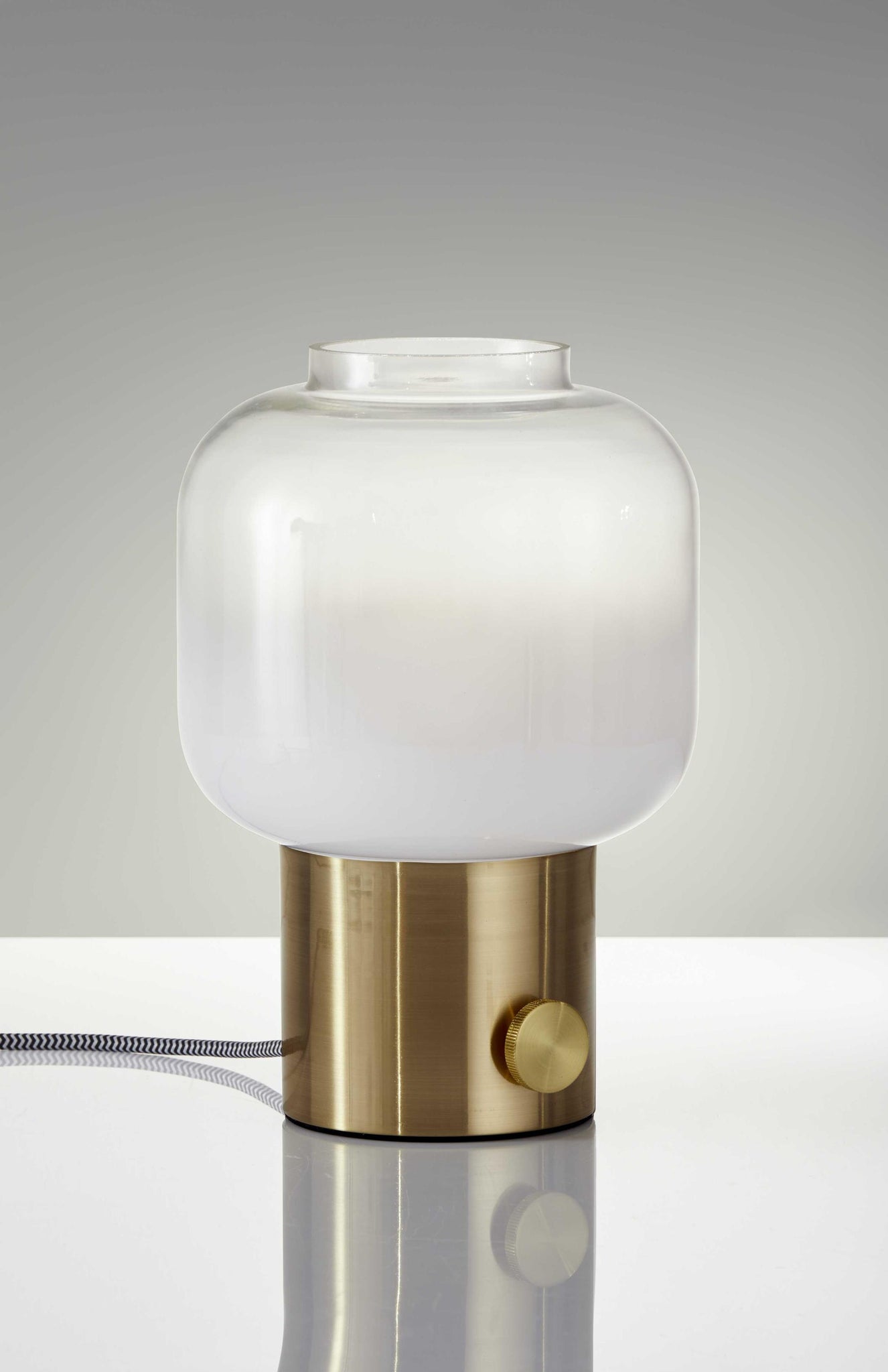 Mod Pod Brass Glass Table Lamp