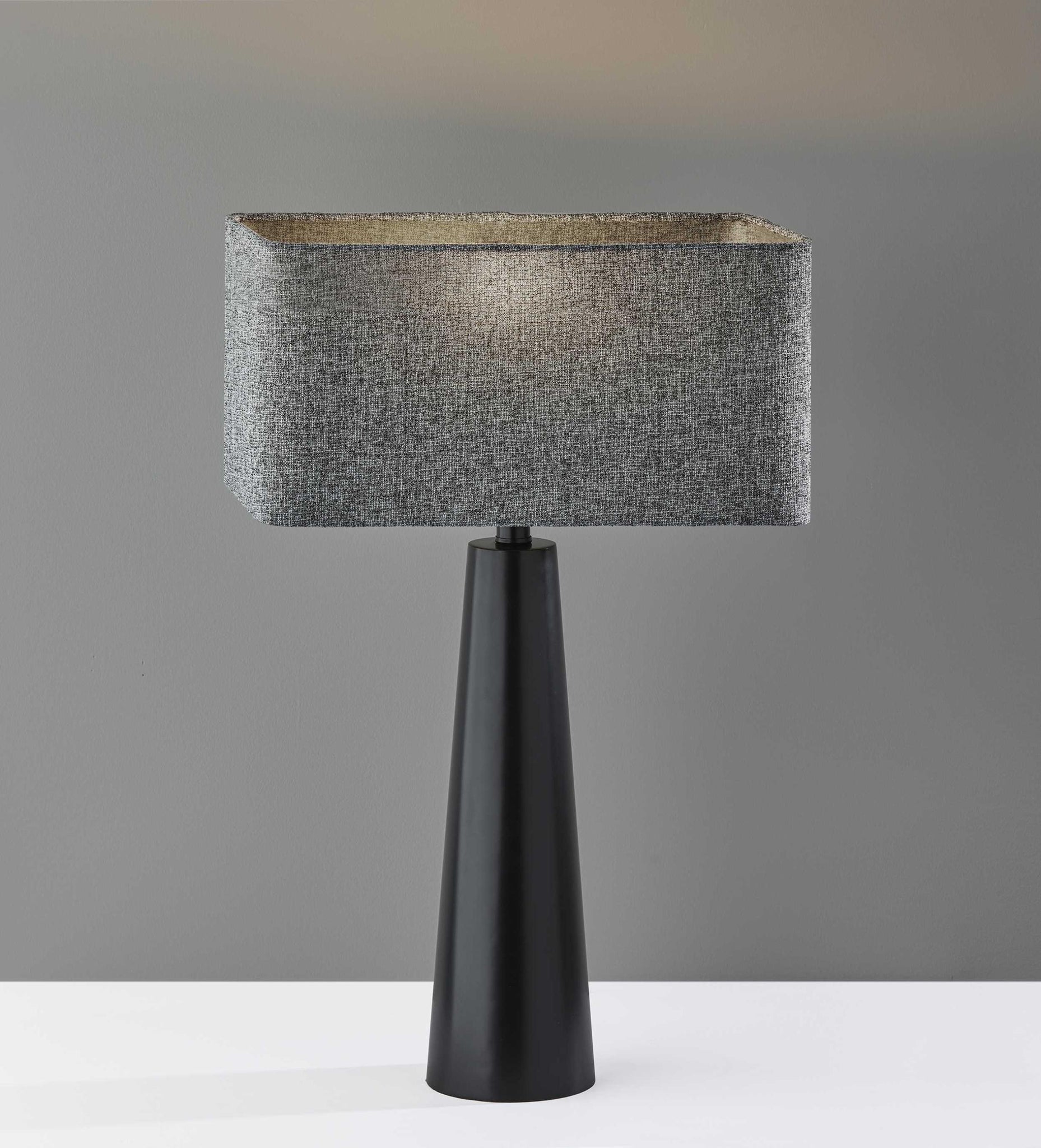 Urban Edge Black Metal Table Lamp