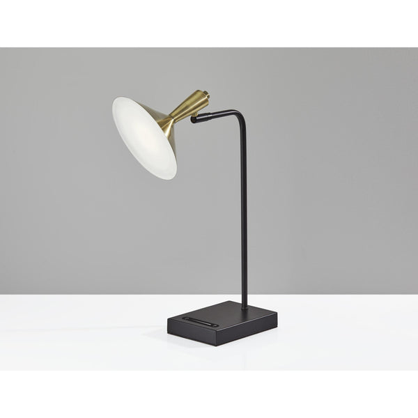 Brass Spotlight Black Metal LED Desk Lamp