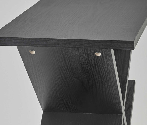 19" X 12" X 21.5" Black Accent Table