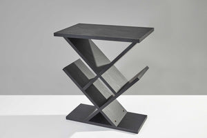 19" X 12" X 21.5" Black Accent Table