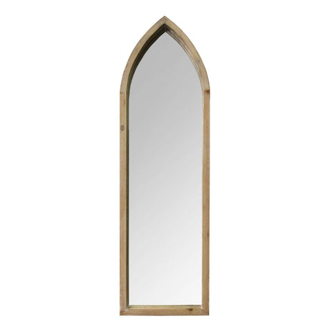 Vintage Natural Narrow Framed Wall Mirror