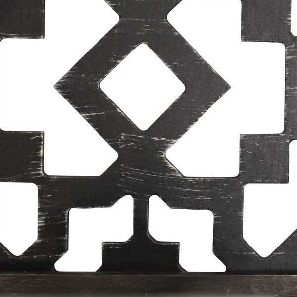 S 2 Black Laser Cut Sconces