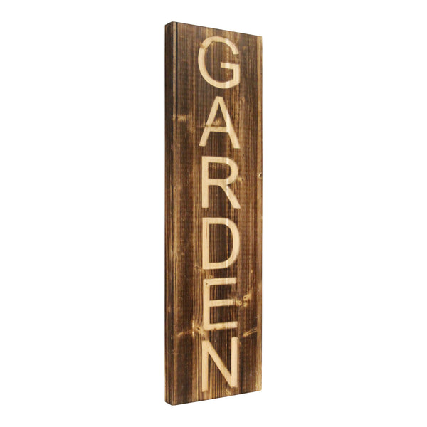 Rustic Garden Wood Panel Wall Decor