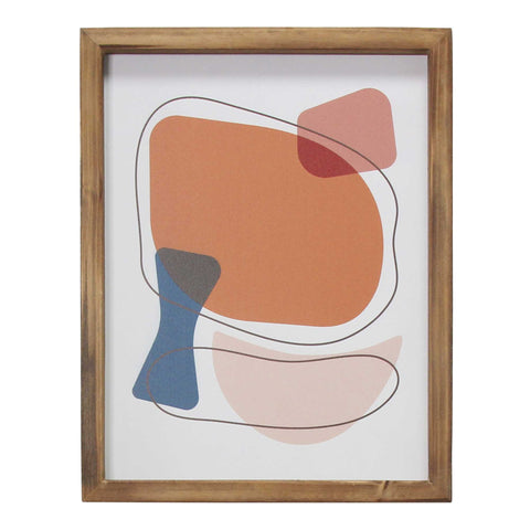 Mid Century Modern Framed Wall Art l