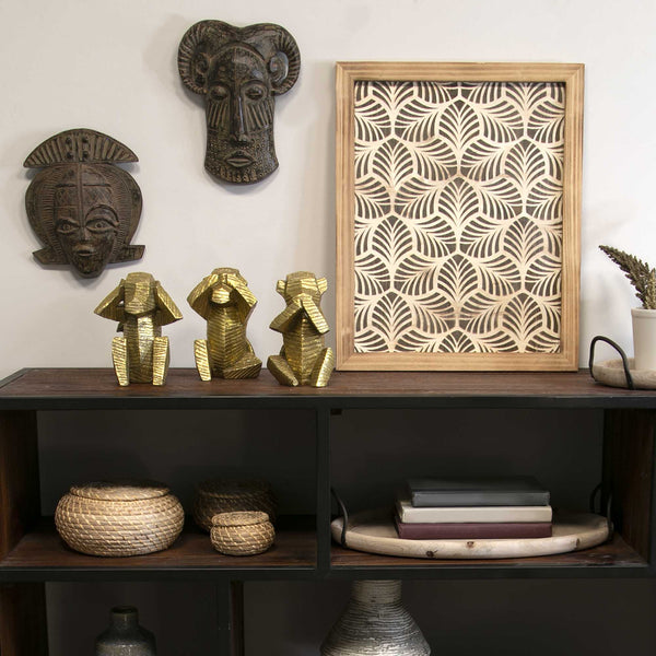 Long Tribal Mask Wall Decor