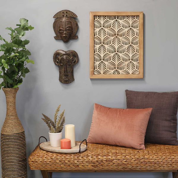 Long Tribal Mask Wall Decor