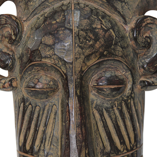 Long Tribal Mask Wall Decor