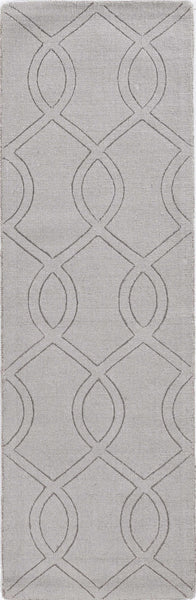 8' Taupe Polyester Rug