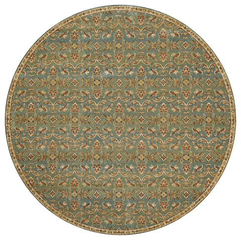 39" X 59" Turquoise Polypropylene Rug