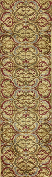 23" X 35" Gold Polypropylene Rug