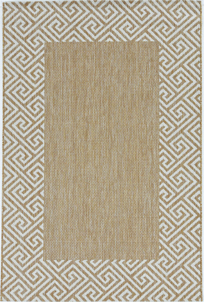 3' x 4' Natural Polypropylene Area Rug