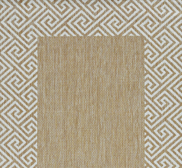 3' x 5' Natural Polypropylene Area Rug