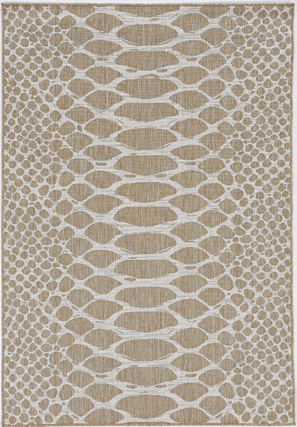 5' x 8' Natural Animal Print Area Rug