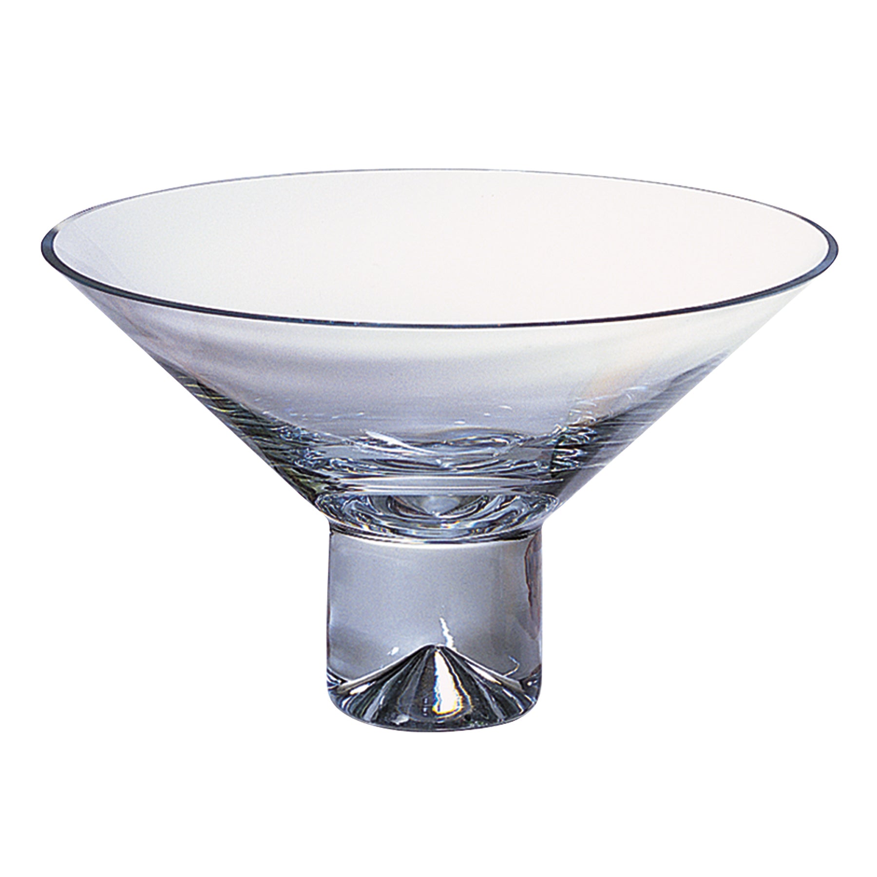 11 Mouth Blown Crystal Centerpiece or Fruit Bowl