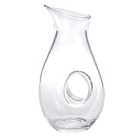 Mouth Blown Lead Free Crystal Pitcher 28 oz