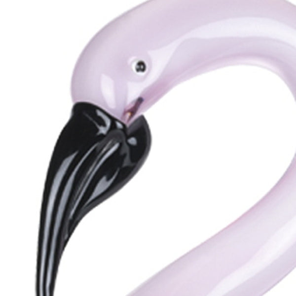 13 Mouth Blown Pink Flamingo Art Glass