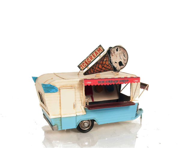 Ice Cream Trailer Metal Model