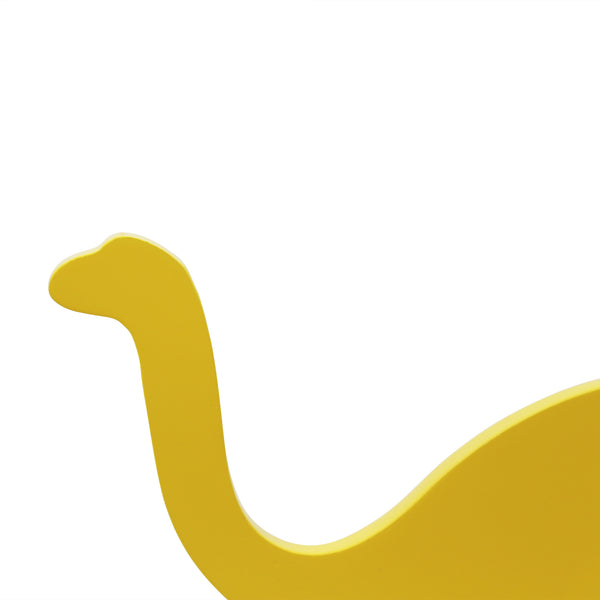 Yellow Dinosaur Hanging Hooks Wall Decor