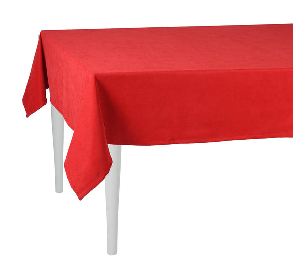 120" Merry Christmas Rectangle Tablecloth in Red