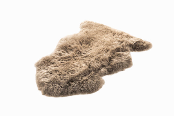 2' x 3' Latte New Zealand Natural Sheepskin Rug