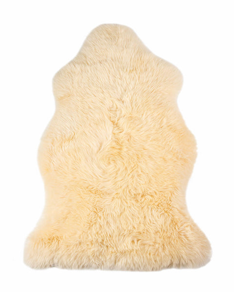 2' x 3' Cream New Zealand Natural Sheepskin Rug