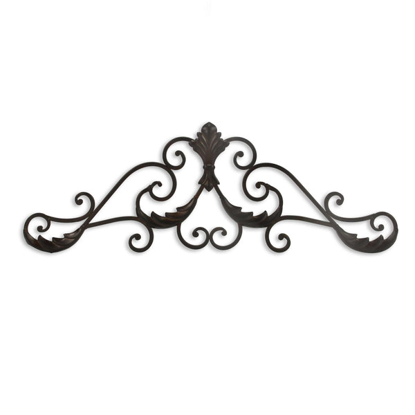 Brown Curved Rustic Door Topper Wall Decor