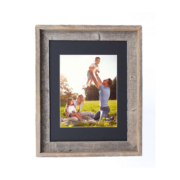 16x20 Rustic Black Picture Frame with Plexiglass Holder