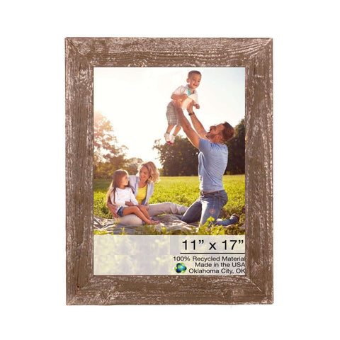 11x17 Rustic Espresso Picture Frame