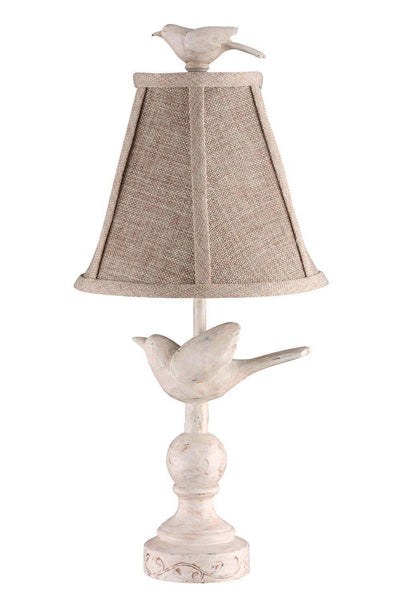 Ready to Fly Carved Birds Accent Lamp