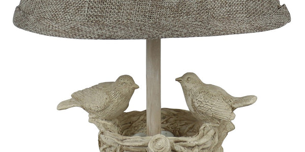 Two Birds and Nest Accent Lamp