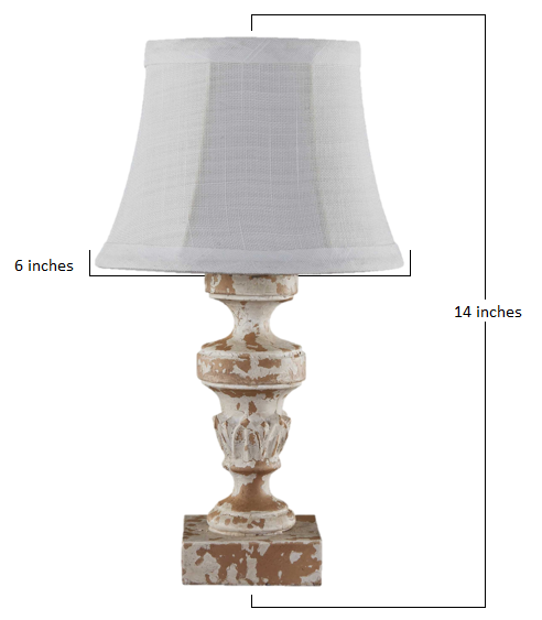 Distressed Old World Accent Lamp