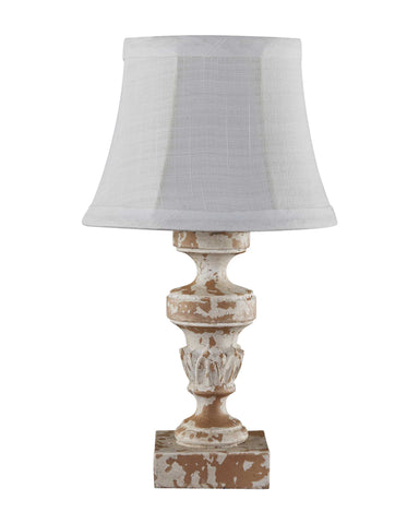 Distressed Old World Accent Lamp