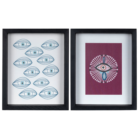 The Eyes Have It Set of Two Framed Wall Art