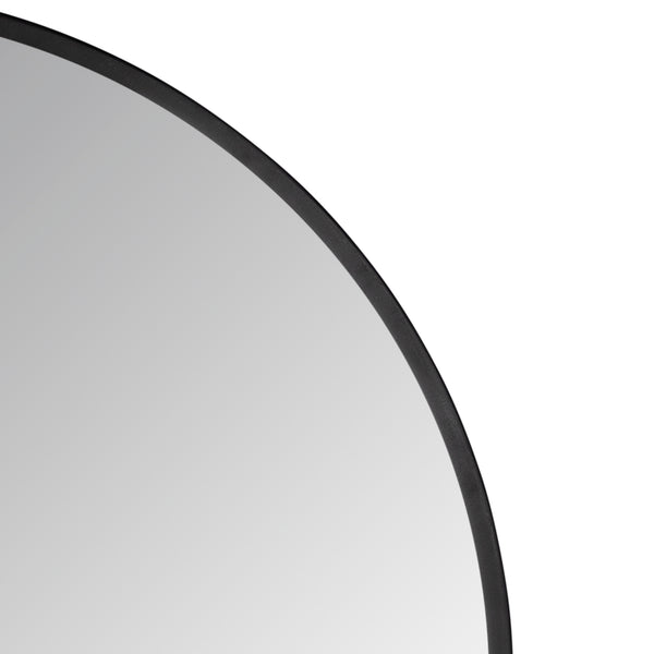 Minimalist Black Round Wall Mirror