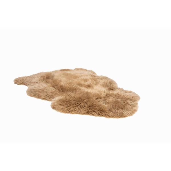 Mushroom New Zealand Natural Shearling Sheepskin Rug