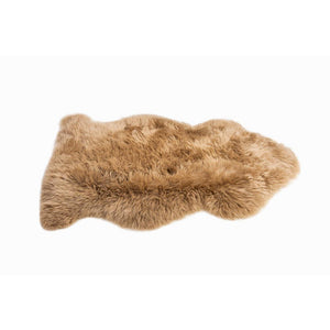 Mushroom New Zealand Natural Shearling Sheepskin Rug