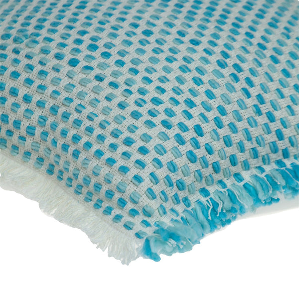 Aqua Blue Throw Pillow