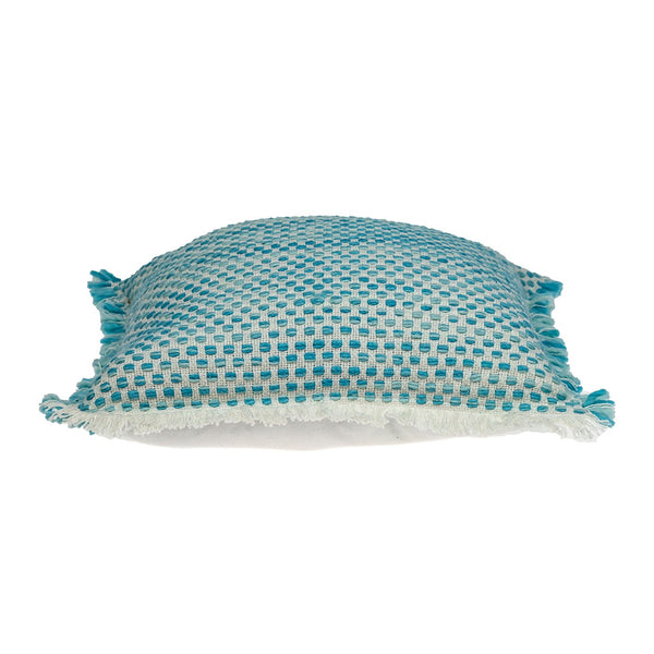 Aqua Blue Throw Pillow