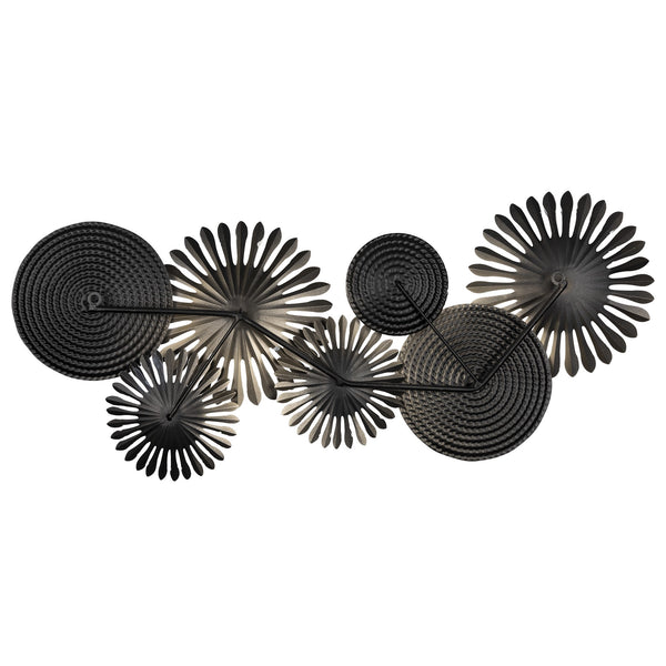 White Burst Metal Wall Decor