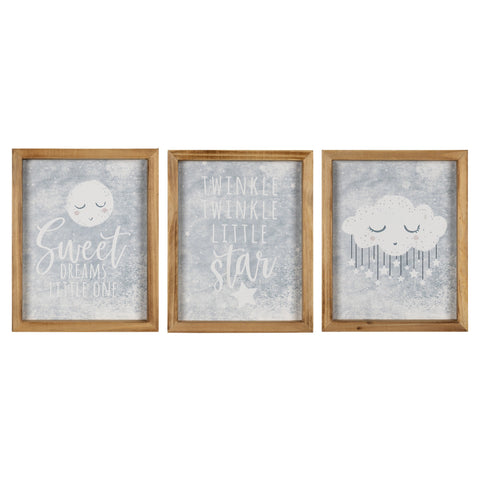 Sweet Dreams Peaceful Wall Art Set