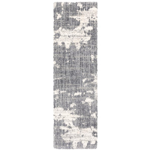 2'x8' Grey and Ivory Grey Matter Runner Rug