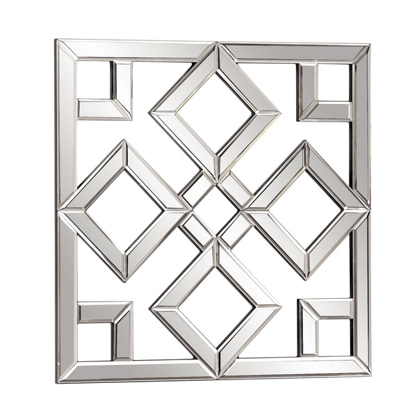 Interlocking Mirrored squares with Lattice Design