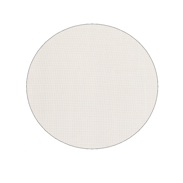 6' Round Beige Non Sip Rug Pad