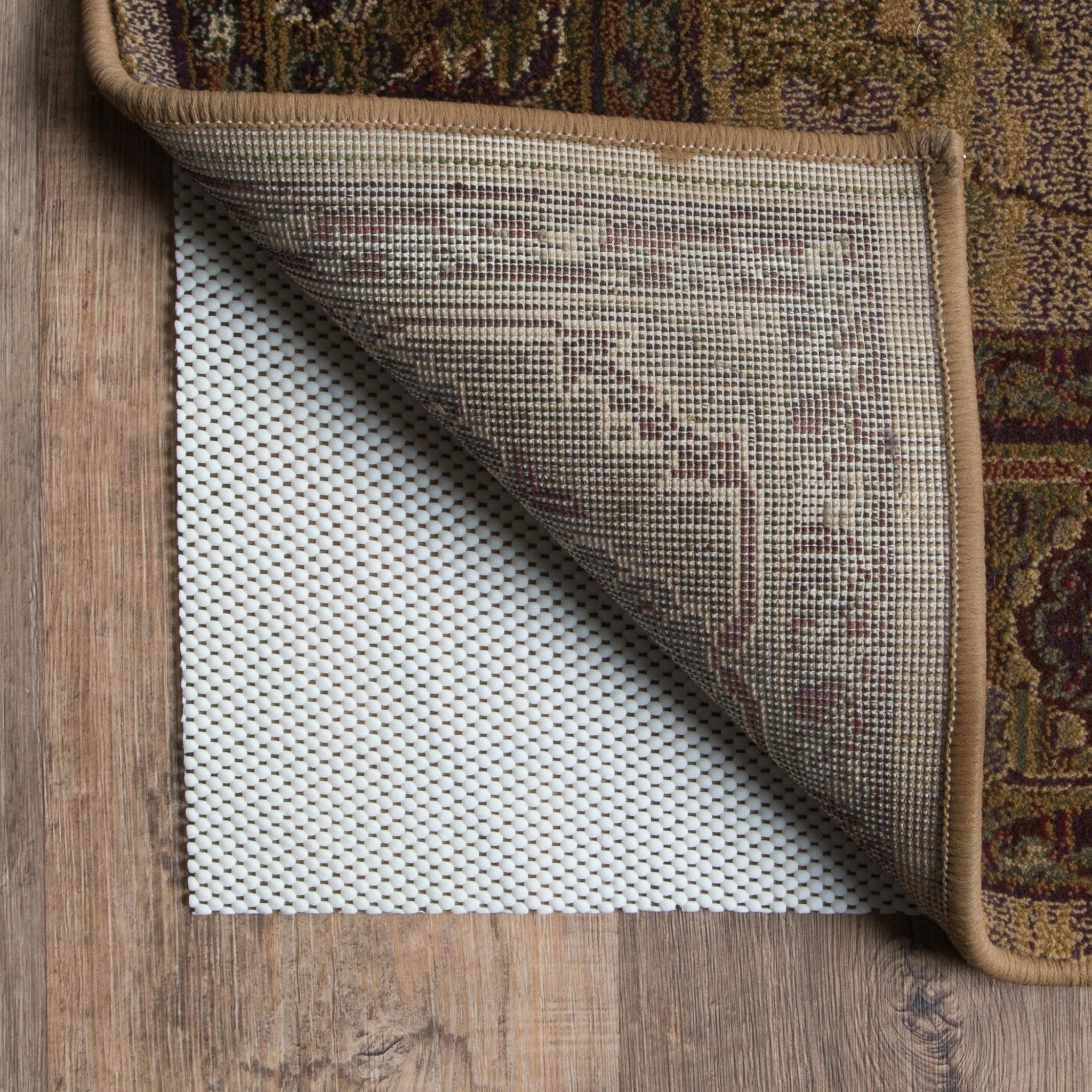 9' x 12' Beige Non Slip Rug Pad